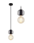 Lampa Sufitowa Wisząca Pojedyncza Loft APP591-1CP Czarna 7