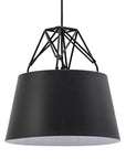 Lampa Sufitowa Wisząca Metalowa APP422-1CP Czarna 7