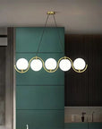 LAMPA SUFITOWA WISZĄCA APP1440-5CP Złota 7