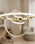LAMPA WISZĄCA LED G066-CP Złota 7