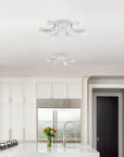 Lampa Sufitowa Plafon 6-Ramienna Metalowa APP710-6C Biała