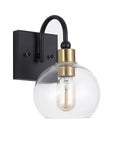 Lampa Kinkiet Black Gold APP1580-1W 1