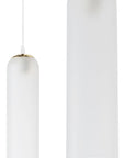 Lampa Sufitowa Wisząca Szklana APP665-1CP Biała