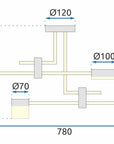 Lampa Wisząca Led APP1002-6C 8