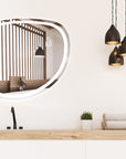 Lustro Ścienne Led Z Funkcją Bluetooth 70x100cm Fog 8