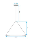 Lampa Sufitowa Wisząca App1442-1cp Wood