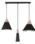 Lampa sufitowa SCANDI SET CP Czarna