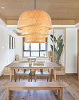 Lampa Wisząca Bambusowa APP1629-1CP 4
