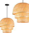 Lampa Wisząca Bambusowa APP1629-1CP 1