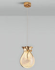 LAMPA SUFITOWA WISZĄCA LHJ107-1CP JASNE RÓŻOWE ZŁOTO 8