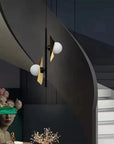 LAMPA SUFITOWA WISZĄCA APP1410-CP CZARNO/ZŁOTA 8