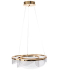 Lampa Sufitowa Wisząca LED G138-CP 50cm Złota 8
