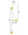 Lampa Wisząca APP1115-6CP 8