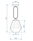 Lampa Wisząca APP1025-1CP 8