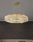 LAMPA SUFITOWA WISZĄCA LED APP1568-CP Gold 60cm 8
