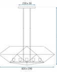 Lampa Wisząca APP1037-5CP 8