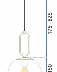 Lampa Wisząca LOFT APP1073-1CP 8