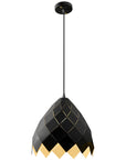 Lampa Sufitowa Wisząca Metalowa APP338-1CP Czarna 8