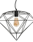 LAMPA WISZĄCA DIAMENT METAL LOFT APP563-1CP Czarna 8