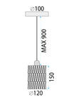 Lampa Sufitowa Boho APP1622-1CP 8