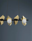 LAMPA SUFITOWA WISZĄCA APP1412-CP CZARNO/ZŁOTA 8