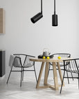 LAMPA SUFITOWA WISZĄCA APP609-1C Czarna 8