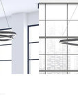 Lampa Sufitowa Wisząca Loop LED + Pilot APP798-cp Chrom 8