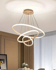 Lampa Wisząca LHJ010-CP4 BRUSH GOLD 8