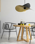 LAMPA SUFITOWA WISZĄCA APP1471-1CP Czarna/złoto 8