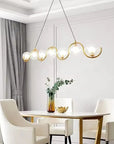 LAMPA SUFITOWA WISZĄCA APP1441-7CP Złota 8