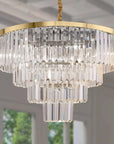 LAMPA SUFITOWA KRYSZTAŁOWA WISZĄCA APP1533-6CP4 ZŁOTA 8