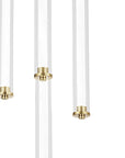 LAMPA WISZĄCA LED G024-4CPR ZŁOTA 8