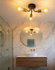 Lampa Wisząca APP1117-3C Czarno Złota 8