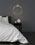 LAMPA SUFITOWA WISZĄCA LED APP1397-CP OLD GOLD 40cm 8