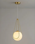 LAMPA SUFITOWA WISZĄCA APP1793-1CP 20cm Złota 8