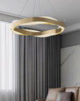 Lampa Wisząca LED APP1802-CP Złota Szczotkowana + Pilot 8
