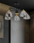 LAMPA SUFITOWA WISZĄCA G085-5C Czarna Lustrzana 8