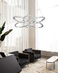 LAMPA WISZĄCA LED G002-CP CHROM 8