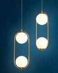 LAMPA SUFITOWA WISZĄCA G134-2CP GOLD 8