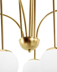 Lampa Sufitowa Wisząca Złota APP1584-6CP 2