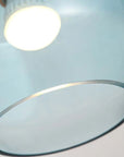 Lampa sufitowa szkalana APP433-1CP Niebieska
