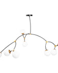 Lampa Wisząca Sufitowa Czarny Mat APP1673-8CP 1