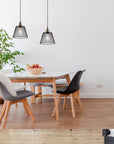 Lampa sufitowa APP944-1CP Set Czarna