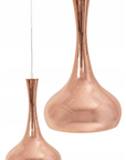 LAMPA WISZĄCA LUSTRZANA APP279-1CP Różowe Złoto