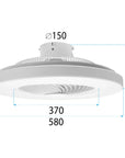 Lampa Z Wentylatorem App1551-c White 10