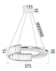 Lampa Wisząca Led App1526-cp40 Gold 10