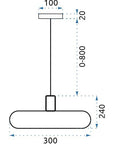 Lampa Wisząca Sufitowa Szklana Mleczna APP668-1CP Złota