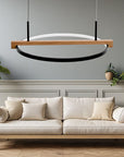Lampa Led Wisząca Drewno App1530-cp 4