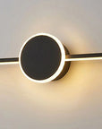 Kinkiet Łazienkowy Led Round Black 60cm App849-1w