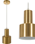 Lampa Sufitowa Metalowa Nowoczesna Złota